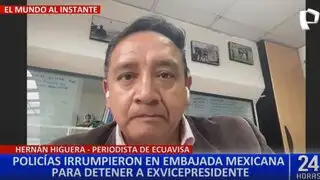 Periodista ecuatoriano sobre captura de Jorge Glas: “AMLO ha otorgado asilo a varios funcionarios cuestionados”
