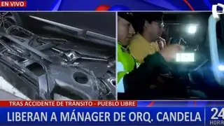 Mánager de Orquesta Candela fue liberado esta tarde tras accidente en Pueblo Libre