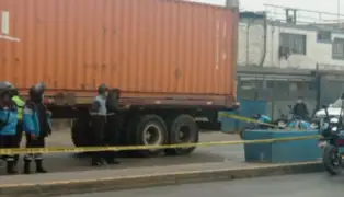 Callao: tráiler atropella y mata a obrero en avenida Faucett