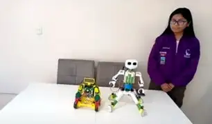 ¡Orgullo peruano! Adolescente en Arequipa diseña robot para niños autistas