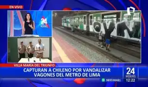 VMT: arrestan a presunto vándalo extranjero por incidente en el Metro de Lima