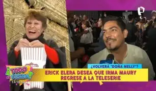 Erick Elera desea que Irma Maury regrese a la Teleserie: "Soy capaz de ir a traerla desde Ventanilla"