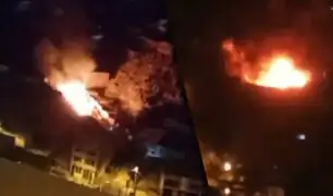 Voraz incendio consumió comedor popular en SJL