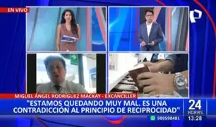 Rodríguez Mackay: "No se ponen de acuerdo el Gobierno Central y la Cancillería"