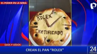 Panaderos del Perú replican reloj Rolex de la presidenta de Dina Boluarte