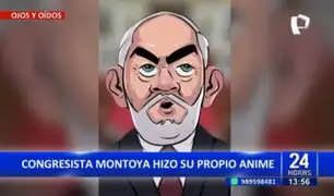 Jorge Montoya en versión "anime": Congresista de Renovación Popular crea su propia caricatura