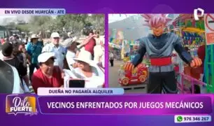Huaycán: Vecinos denuncian que mujer no paga alquiler de local para juegos mecánicos y se niega a salirse