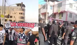 Barristas de la ‘U’ atacan a hinchas de Alianza Lima en Comas: un sereno resultó herido
