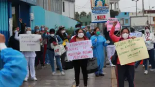 Callao: protestan por falta de medicamentos y camas para niños en Hospital Sabogal