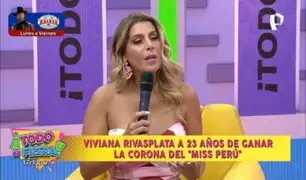 Viviana Rivasplata reflexiona a 23 años de su coronación como Miss Perú: "Fue algo muy bonito"