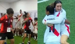 ¡Baile del triunfo de futbolistas peruanas! Así celebraron su clasificación al hexagonal final del Sudamericano Sub 20