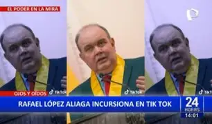 Alcalde Rafael López Aliaga incursiona en el TikTok