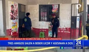 Violento crimen en San Juan de Lurigancho: Dos amigos son ejecutados a balazos en una bodega