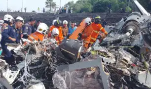 Al menos diez tripulantes muertos deja choque de dos helicópteros militares en Malasia
