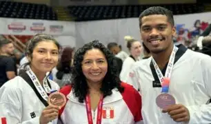 Taekwondo: selección gana dos medallas en el Campeonato Open G1