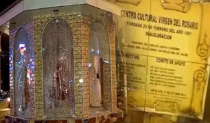 Desconocidos destruyen gruta con imagen religiosa en Los Olivos