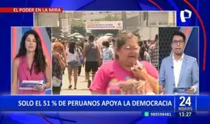 ¡Preocupante! Solo el 51% de peruanos apoya la democracia en el país, según encuesta