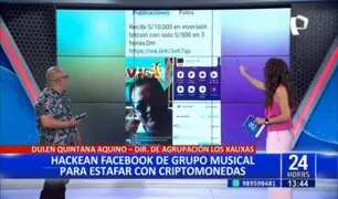 ¡Cuidado! Hackean facebook de grupo musical para estafar con criptomonedas