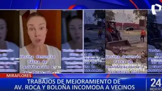 Vecinos de Miraflores denuncian interminables obras en avenidas Roca y Boloña