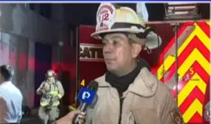 Carlos Paredes sobre incendio en edificio del Jr. Áncash: “Encontramos madera en la azotea”