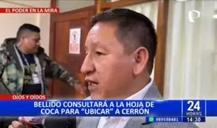 Sigue en modo "Chamán": Guido Bellido consultará a las hojas de coca la ubicación de Cerrón