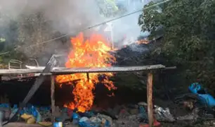 La Libertad: en amplio operativo autoridades destruyen cinco bocaminas ilegales y decomisan maquinaria