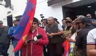 Cajamarca: familiares y amigos de policías asesinados en ‘Andahuaylazo’ enfrentan a Antauro Humala