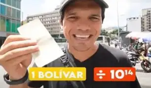¡Increíble! YouTuber explica abrupta devaluación de moneda venezolana