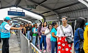Metropolitano: ya funciona fila exclusiva para mujeres en estación Matellini