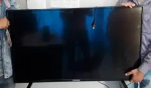 Los Olivos: delincuentes ingresan a vivienda y roban enorme televisor