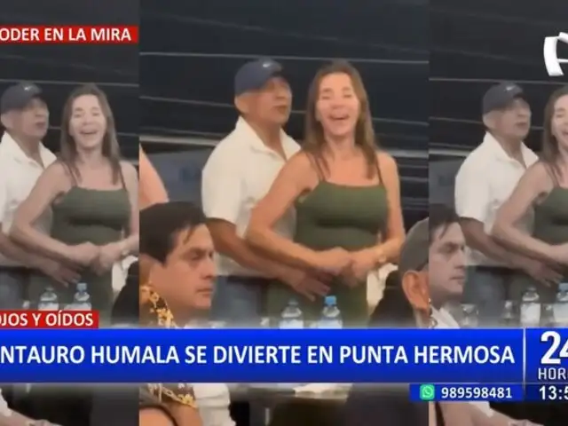 Antauro Humala rompió la pista de baile junto a su esposa en restaurante de Punta Hermosa