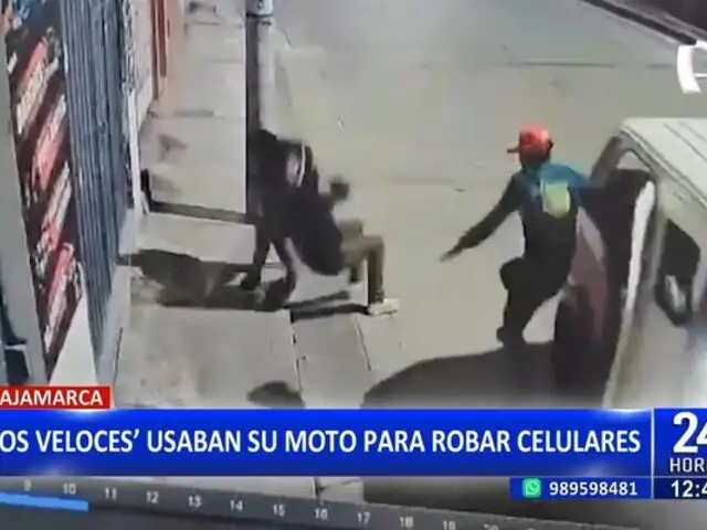 Banda delictiva en Cajamarca utilizaba mototaxi para cometer robos de celulares