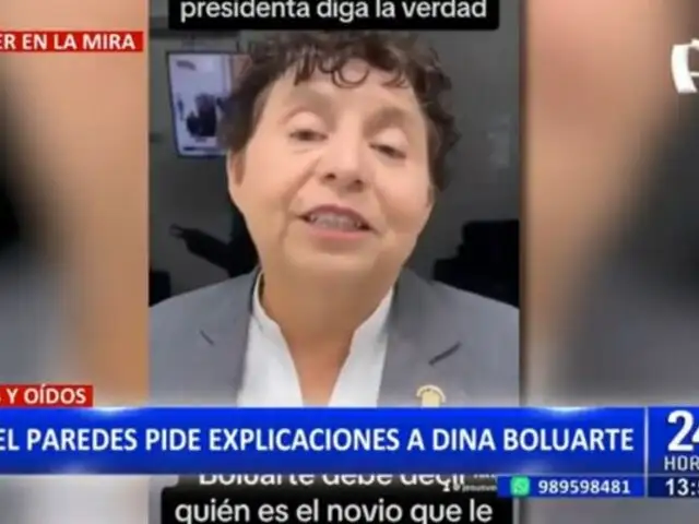 Susel Paredes pide explicaciones a Boluarte por caso Rolex: "A ella no le alcanza para comprarlos"