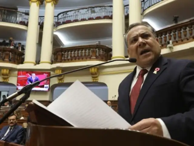 Gustavo Adrianzén: así fue su presentación ante el Congreso previo a recibir el voto de confianza