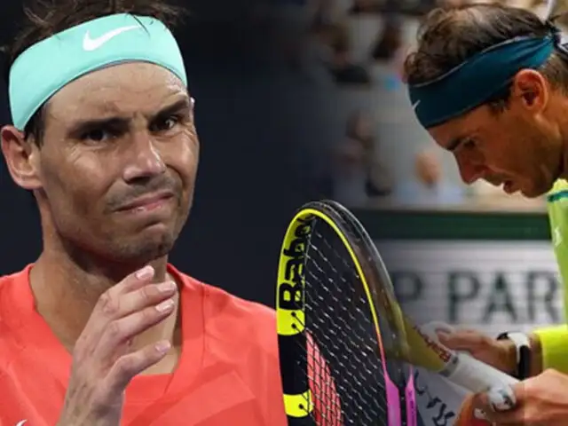 Rafael Nadal no logra recuperarse y será baja en Masters 1000 de Montecarlo