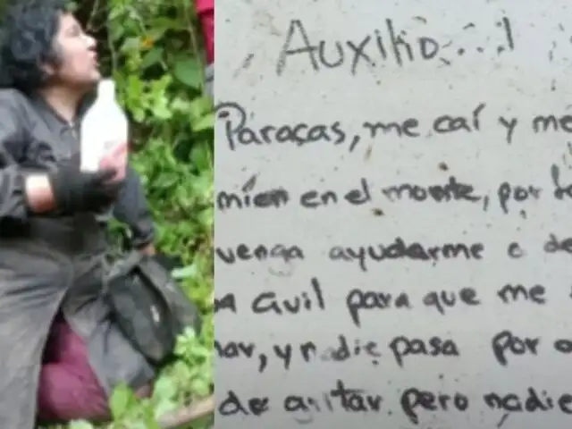 Rescatan a profesora que cayó a abismo de 20 metros en Huaura: estuvo desaparecida 7 días