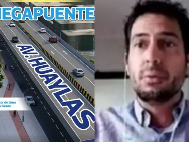 Juan Pablo León sobre el ‘megapuente’ en av. Huaylas: “Este tipo de obras solo traslada el tráfico”