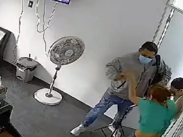 VMT: con arma en mano delincuente roba dentro de un consultorio médico