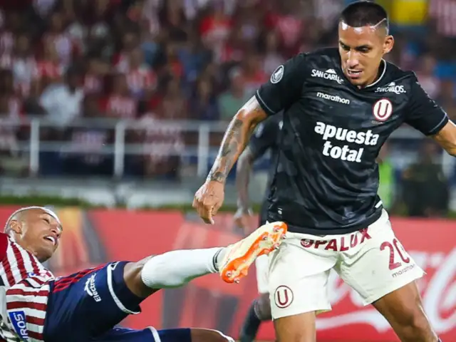 ¡Con garra y corazón! Universitario empató 1-1 con Junior de Barranquilla por Copa Libertadores