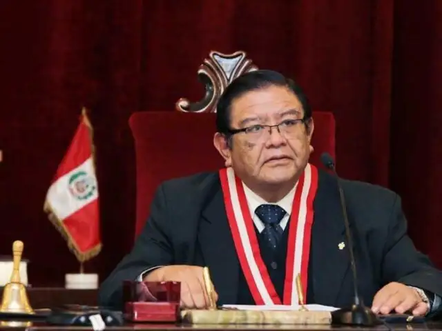 Presidente del JNE denunciará a Salatiel Marrufo: "Sus afirmaciones son tendenciosas"
