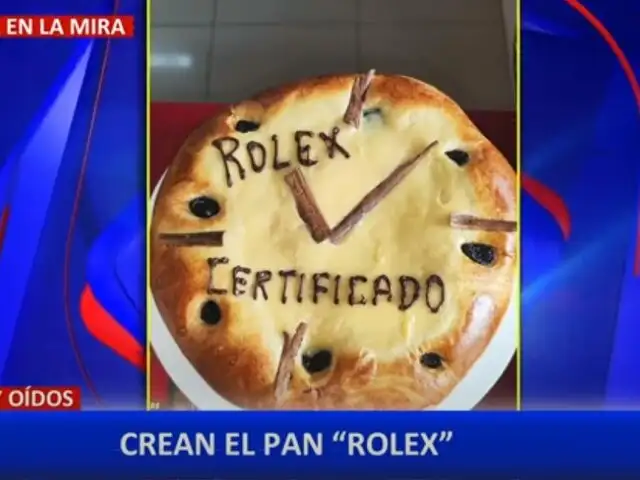 Panaderos del Perú replican reloj Rolex de la presidenta de Dina Boluarte