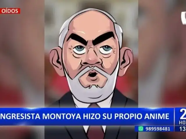 Jorge Montoya en versión "anime": Congresista de Renovación Popular crea su propia caricatura