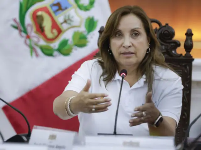 Presidenta Boluarte: Los odios no generan desarrollo, nos jalan para atrás
