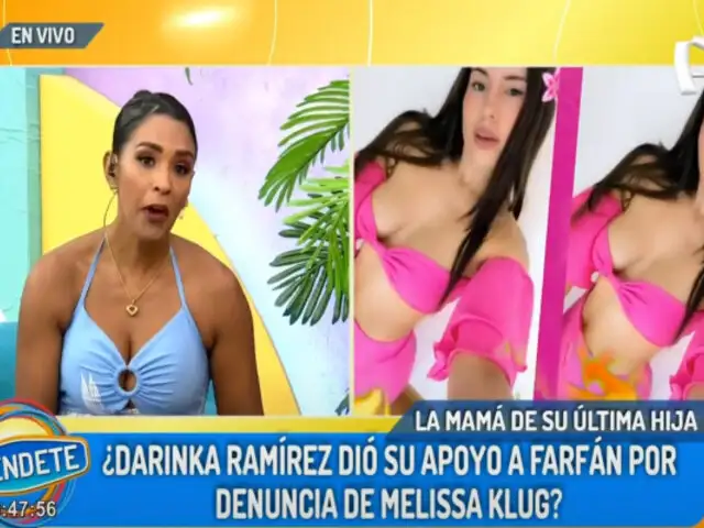 Rocío Miranda a Darinka sobre su apoyo a Farfán en los problemas con Melissa: “Los terceros sobran”