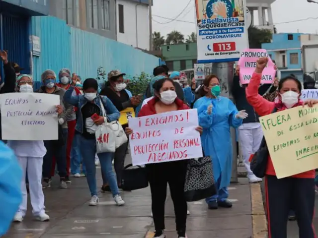 Callao: protestan por falta de medicamentos y camas para niños en Hospital Sabogal