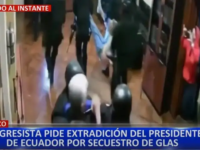 Diputado mexicano denuncia penalmente a presidente ecuatoriano por asalto a embajada en Quito