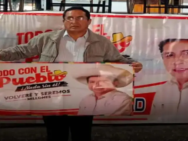 Alfredo Pariona promueve partido político donde Pedro Castillo sería candidato presidencial