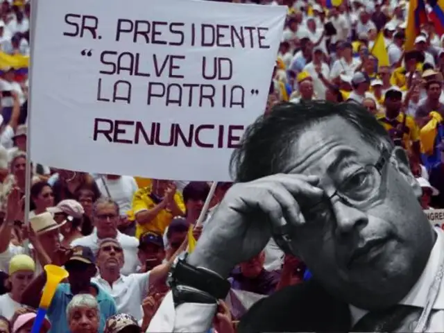 Protestas en Colombia: así se vivió la mayor manifestación contra el presidente Gustavo Petro