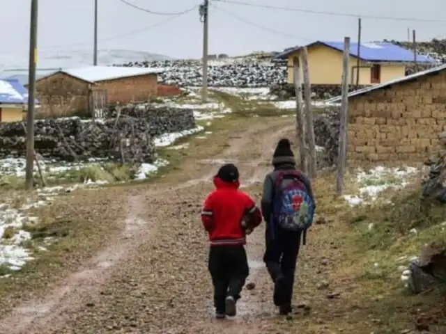 Cusco: colegios acatan desde hoy lunes 22 el horario de invierno ante bajas temperaturas