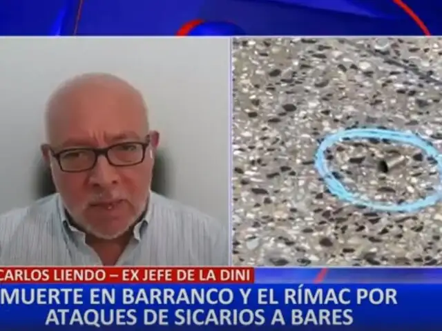 Exjefe de la DINI exige mano dura contra el sicariato tras asesinato en Barranco y Rímac